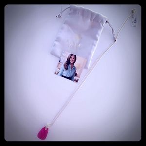 Kendra Scott "Maeve" pink adjustable length neckla